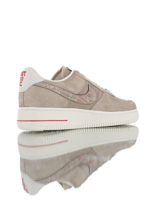 耐克 x Jeff Staple x Nike Air Force 1 07 LV8 新加坡定制团队联名 台产进口高丝翻毛皮质 内置全掌气垫 商品图2