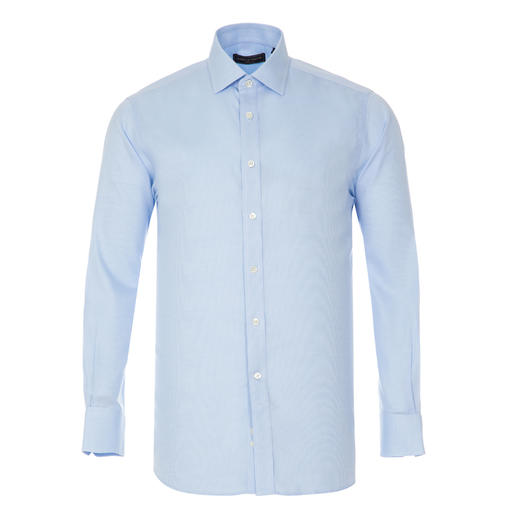 Jameskingdom占姆士男士免烫商务正装衬衫浅蓝BA1A7R34305 商品图5