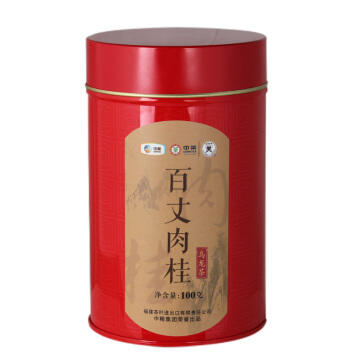 中茶岩茶闽北乌龙茶百丈肉桂100克/罐中粮出品 FT162特级 商品图1