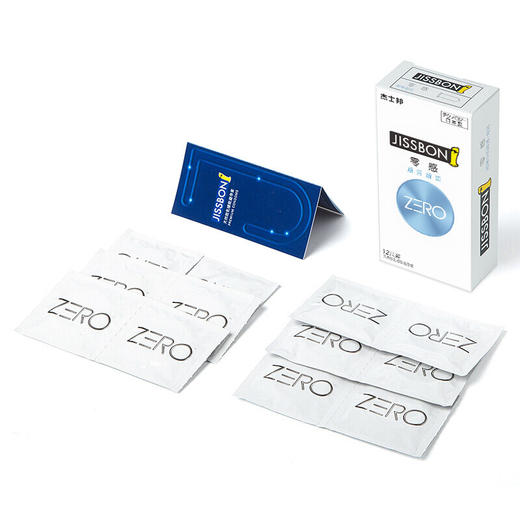 杰士邦ZERO零感超薄超润避孕套12只装 商品图0