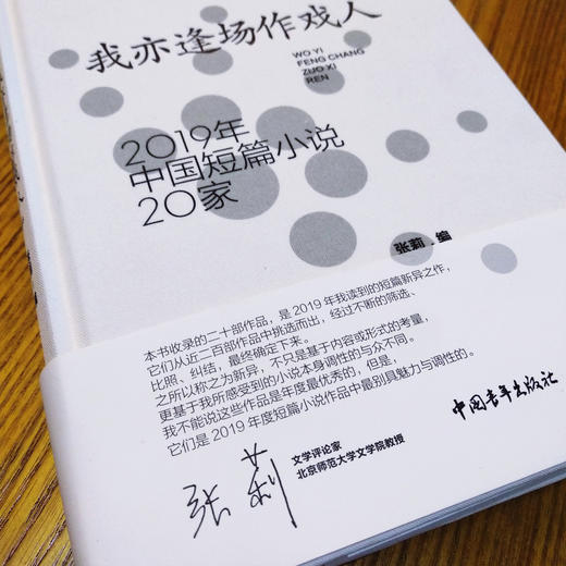 《我亦逢场作戏人：2019年中国短篇小说20家》张莉编 商品图2