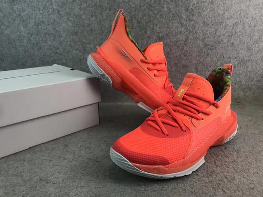 库里7 荧光绿橘色 黑红蓝灰 灰狼 商品图5