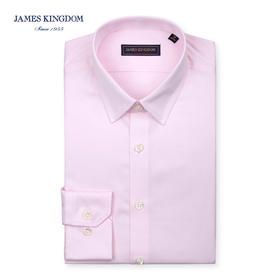 Jameskingdom男士免烫商务粉红色衬衫BA1A7C172