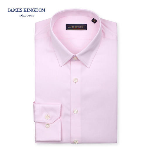 Jameskingdom男士免烫商务粉红色衬衫BA1A7C172 商品图0
