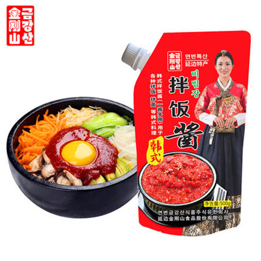 金刚山拌饭酱/拌菜酱/料理酱 拍一发两袋包邮 商品图3