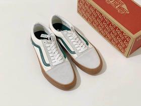 硫化真标Vans Old Skool Pro专业滑板翻毛皮生胶底板鞋休闲鞋 工艺：硫化1:1（重量1:1、真标、原钢印、材质标、鞋型标、合格证）