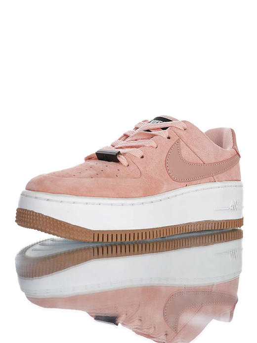 耐克Nike Air Force 1 Sage Low LX Suede 进口丝光猪巴革鞋面 内置Air气垫装置 独立EVA中底 厚底松糕空军板鞋 商品图0