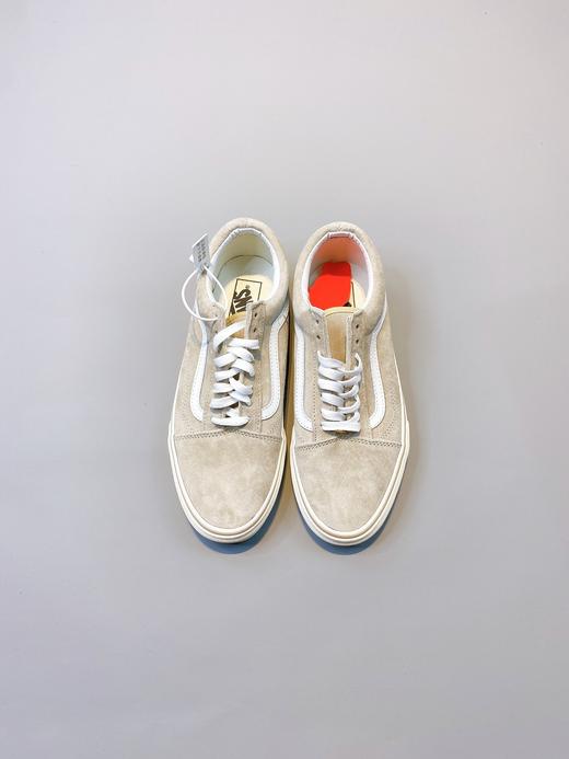 Vans OG Old Skool LX 低帮休闲板鞋男女板鞋 反毛皮翻毛帆布 黑蓝 珍珠灰 黑绿色 复古鸽子灰色 海魂蓝 红色 蓝色 灰色 绿色 奶茶 型号：DF68 商品图10
