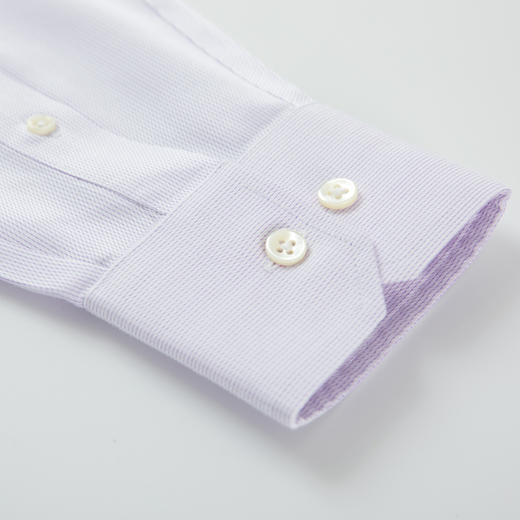 jameskingdom男士商务免烫纯棉衬衫紫色BA1A7R340 商品图3