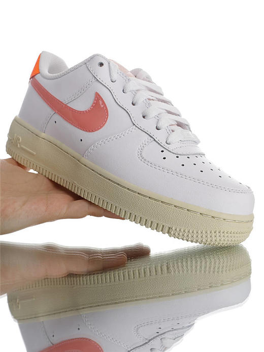 耐克Nike Air Force 1 Low 原模具开发打造 硬质头层荔枝纹皮革鞋面 内置全掌AirSole气垫 空军一号 商品图3