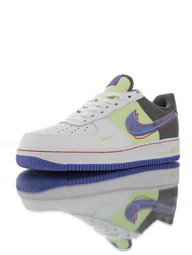 耐克Nike Air Force 1 '07 Low 3D元素注入 原模具开发打造 采用硬质移膜革材质 内置全掌air sole气垫