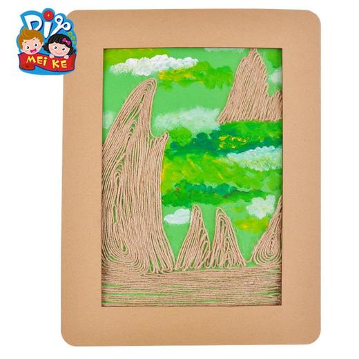 意境山水 幼儿园儿童手工美术创意材料山水画 艺术大师学画画教材 商品图2