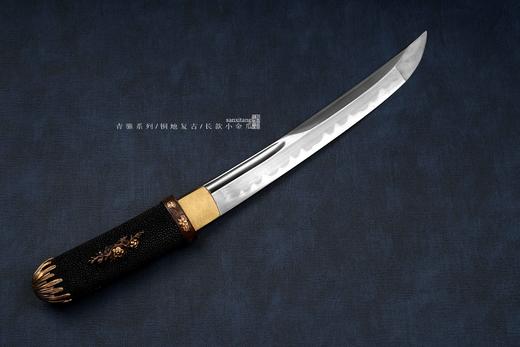 青骓 铜地复古 长款小金瓜 未开刃 商品图5