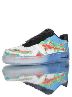 耐克 Nike Air Force 1 Low '07 Comfort Premium 采用3D喷绘技术牛津尼龙鞋面材质 全掌air sole气垫 空军一号低帮板鞋