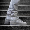 耐克Nike Air Force 1 Low '07 Suede 海外限定 台丝光翻毛皮拼接尼龙布鞋面 内置全掌air sole气垫 空军一号 麂皮雾狼灰配色 商品缩略图2