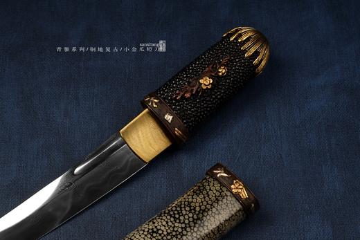 青骓 铜地复古 日式小金瓜 未开刃 商品图6