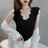 XY-992318新款修身显瘦莫代尔花边内搭后背蝴蝶吊带背心女WY 商品缩略图4