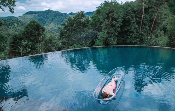 网红宁海安岚酒店含温泉马术天际泳池早餐下午茶