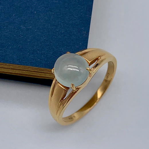 派瑞翡翠 翡翠戒指 18k金翡翠 商品图3