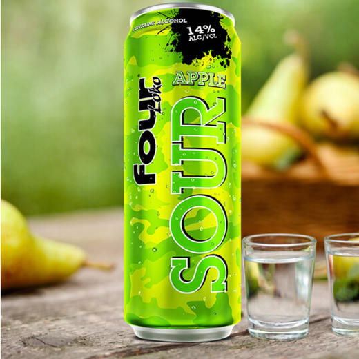 酸苹果味 四洛克four loko 美国进口 商品图0