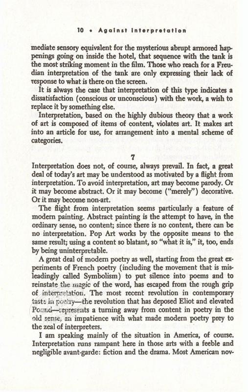 【中商原版】反对阐释 英文原版 Against Interpretation and Other Essays 苏珊·桑塔格 Susan Sontag 文化批评 商品图7