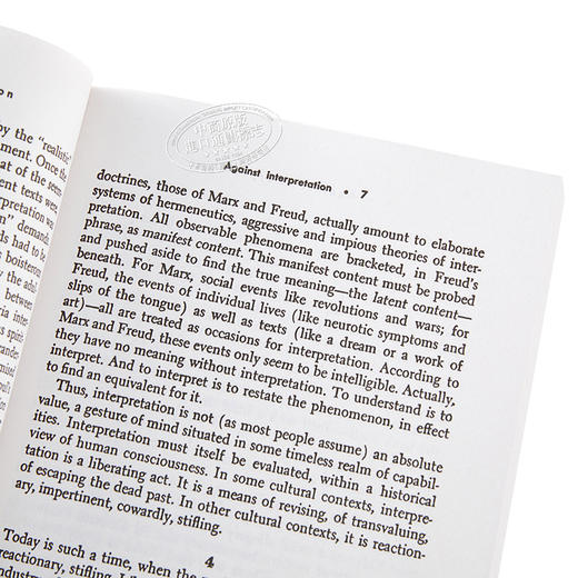 【中商原版】反对阐释 英文原版 Against Interpretation and Other Essays 苏珊·桑塔格 Susan Sontag 文化批评 商品图3