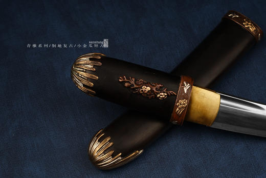 青骓 铜地复古 日式小金瓜 未开刃 商品图13