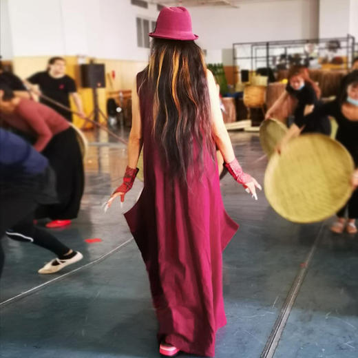 昆山玉碎大摆无袖连衣裙 | 杨丽萍老师同款 | 现货加急发 商品图3