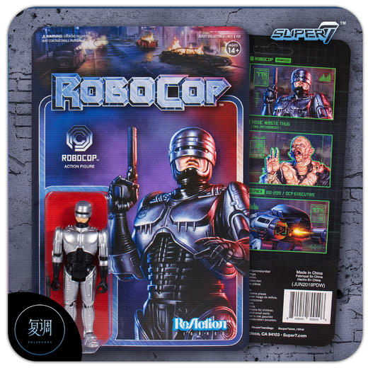 现货 Super7 机械战警 背卡系列 Robocop 复古玩具 商品图4