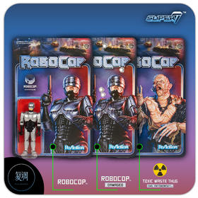 现货 Super7 机械战警 背卡系列 Robocop 复古玩具