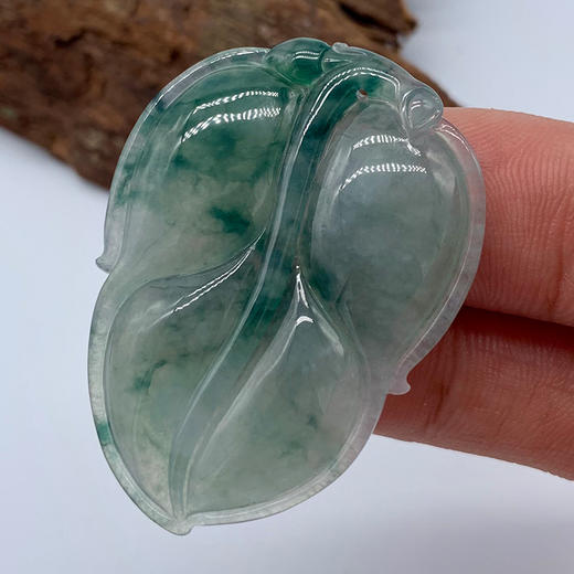 派瑞翡翠 翡翠挂件 糯种 飘花 商品图2
