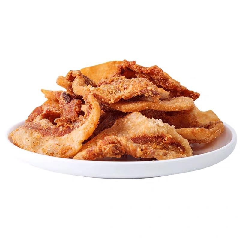 鹏程现制作五花脂渣(三种口味)