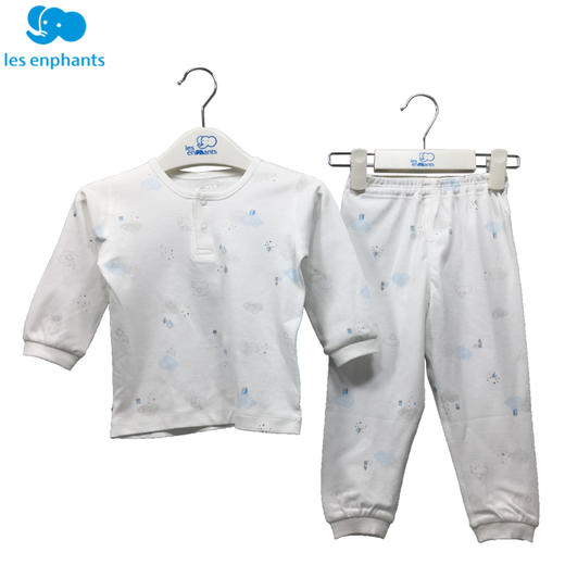 丽婴房-内衣类（春）C9两粒扣套装 左右捻抗菌经典小象 商品图2