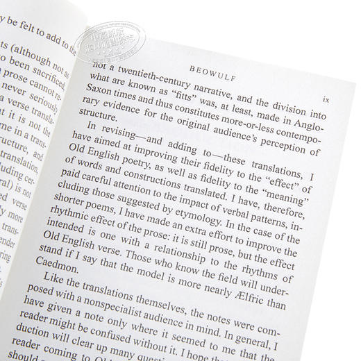 【中商原版】贝奥武夫 英文原版 经典文学 Beowulf and Other Old English Poems 商品图3