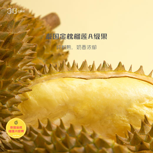 D24榴莲多肉 - 推荐！进口榴莲奶油蛋糕，可选1/2磅 商品图4