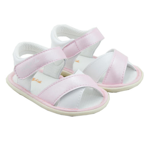 【特惠19元/双】比士尼7字系列婴幼儿宝宝步前鞋男宝女宝硬底棉布鞋女款 商品图2