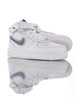 耐克Nike Air Force 1 '07 LV8 原模具开发打造 采用硬质头层牛皮革 内置全掌air sole气垫 耐克空军低帮经典百搭休闲运动板鞋 皮革白灰黑重影钩 商品缩略图1