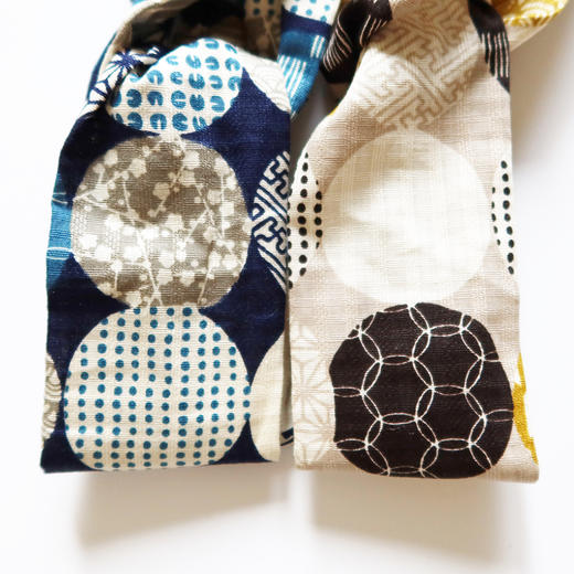 HUGOJIRO窄版发带风の花波点印花 商品图2