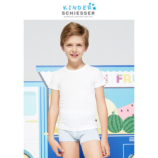 schiesserkinder/舒雅童装男童短袖t恤打底衫宝宝短袖儿童夏装男上衣37/5192M 商品图0