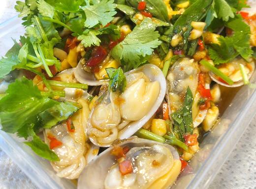 汕头辣椒蒜腌熟花甲