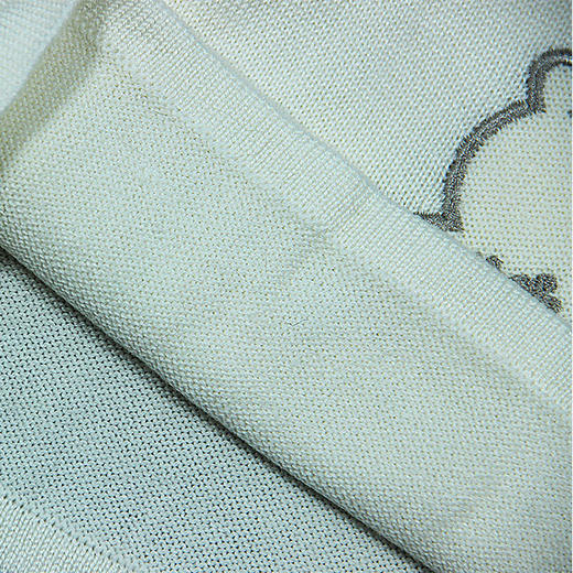 拉比-内衣类（常年）A7小熊莫代尔斜衿衣米白 商品图2