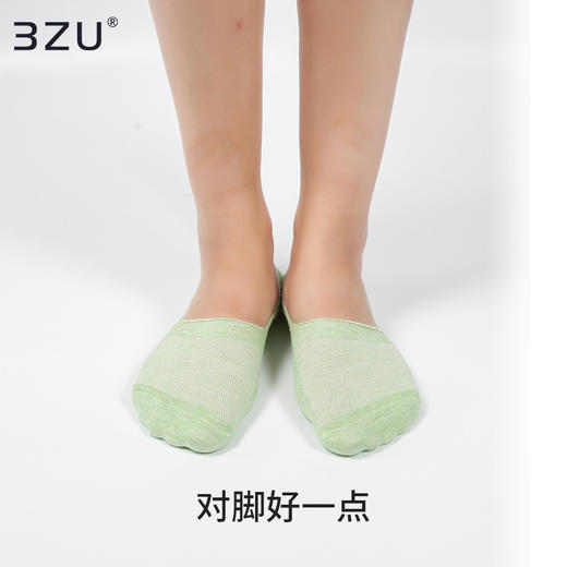 【任选6双79.5】袜子女士精梳棉短袜浅口春秋低帮隐形棉袜春夏季薄款船袜女袜 商品图2