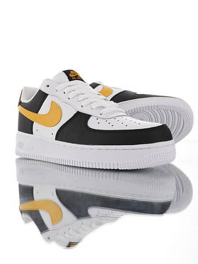 耐克Nike Air Force 1 '07 Low   空军一号运动板鞋 白黑黄钩沙漠黄黑奶油军械库蓝白灰