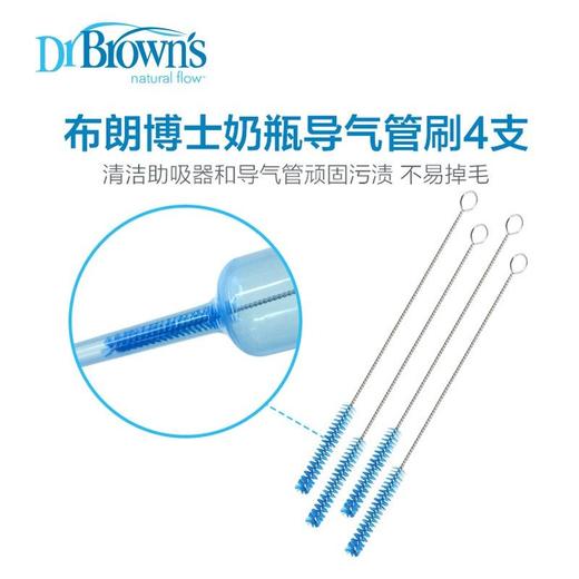 布朗博士Dr Brown's婴儿奶嘴刷导气管刷子清洁毛刷新老款随机发货DBS-BL620 商品图1