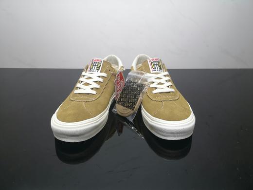 男女鞋硫化工艺#原装铝楦数据开发鸟嘴楦型版本余文乐同款，范斯vans安纳海姆73复古低帮硫化滑板板鞋“麂皮经典黑白LOGO”VN0A4BU6A60 黑、小麦色、灰白、红、蓝、绿 商品图11