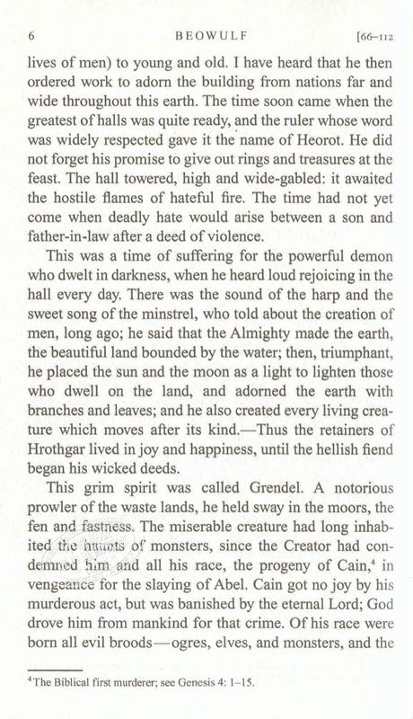 【中商原版】贝奥武夫 英文原版 经典文学 Beowulf and Other Old English Poems 商品图5