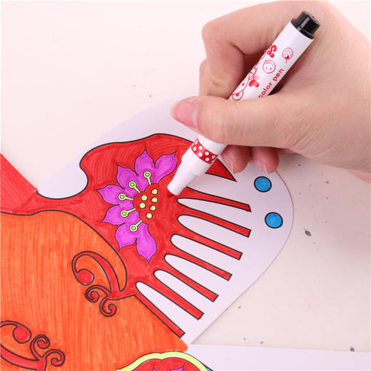 六一儿童节手工diy沙燕纸鸢手绘涂色风筝卡通白坏纸鸢diy幼儿园 商品图1