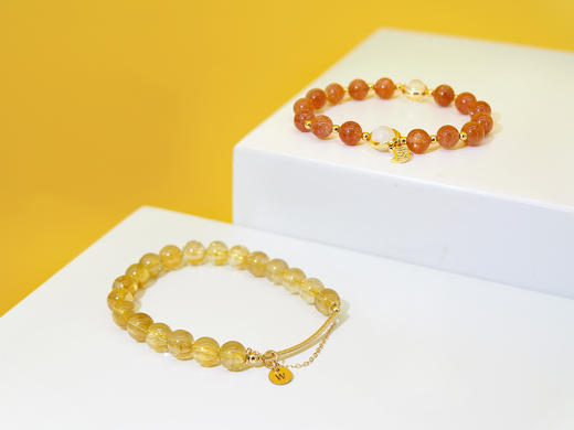 【流光】天然黄水晶手链 小众原创设计 商品图5