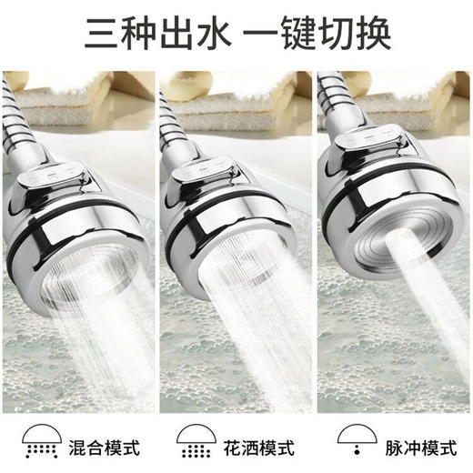 厨房水龙头防溅头家用自来水过滤延伸器加长旋转花洒增压神器. 商品图5