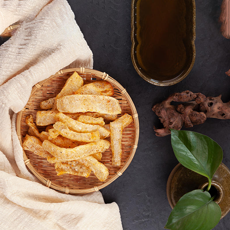 油炸牛皮21.9元一袋 买二送一【40g/袋】